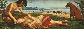  Renaissance Painting - The Death of Procris 1500 Renaissance Piero di Cosimo